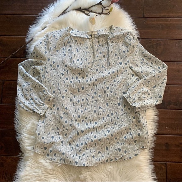 Joie‎ Silk Pearline Leopard Silk L/S Blouse. S - Picture 7 of 10